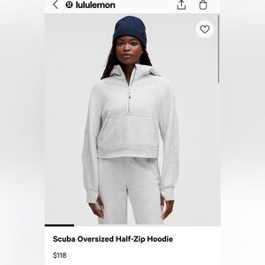 Lululemon Scuba Half Zip